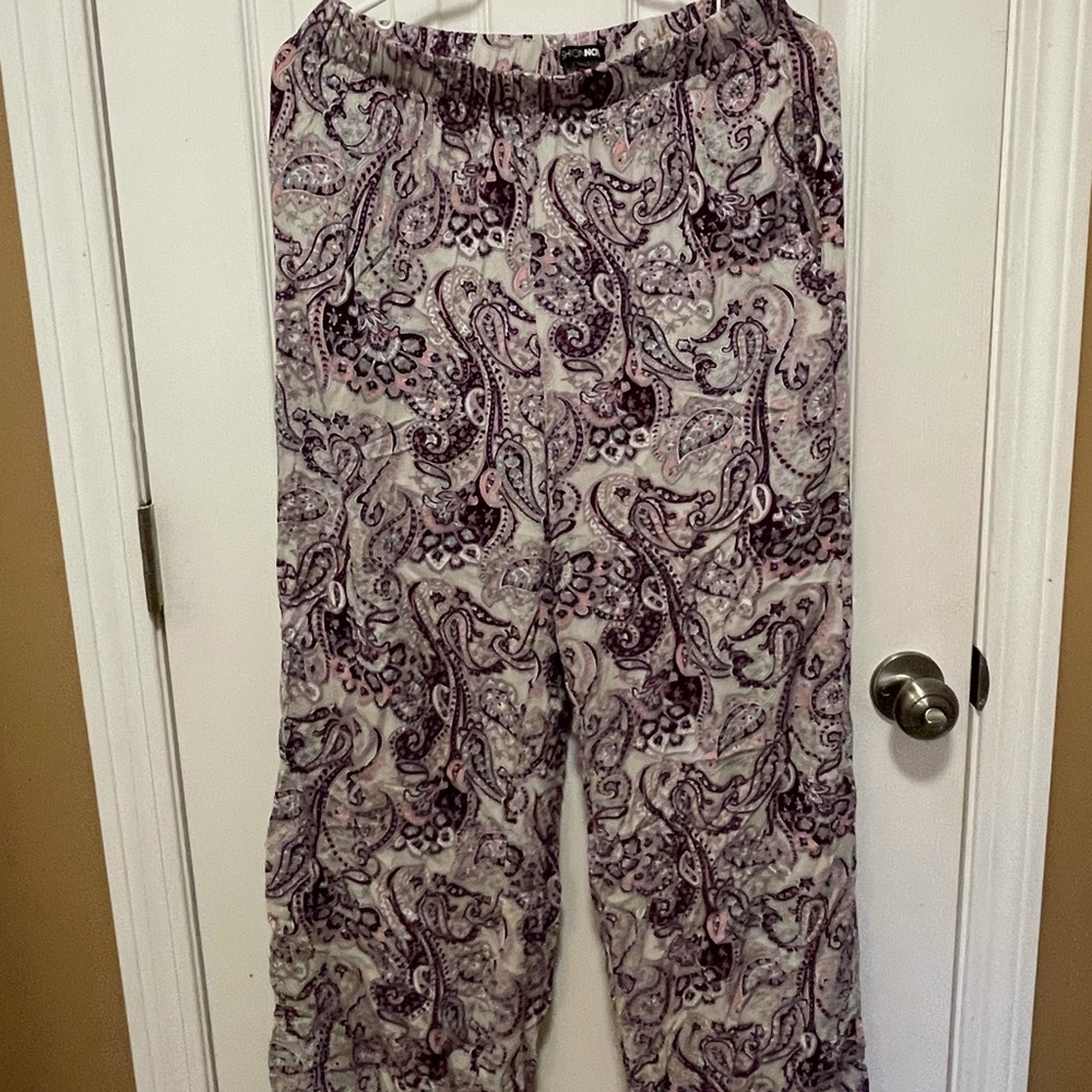 Fashion Nova Paisley Flared Pants